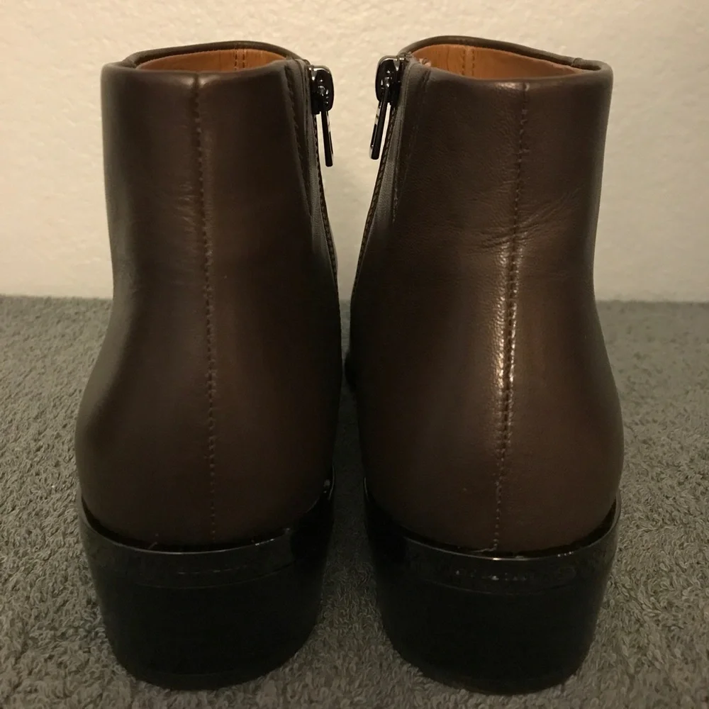 Coach Montana Soft Veg Leather Zip Side Ankle Boot - Picture 6 of 7